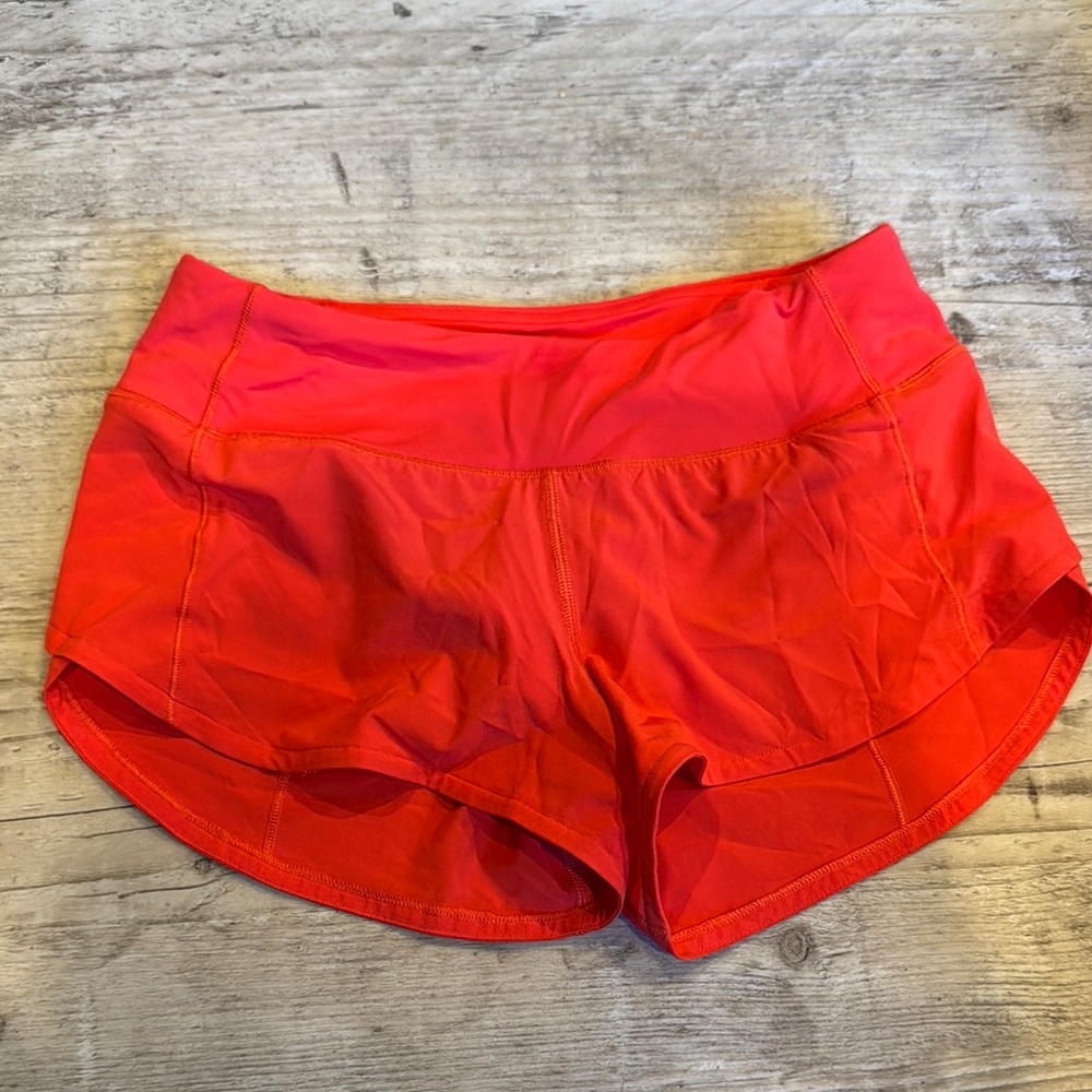 Lululemon Athletica Speed ups Athletic Shorts Lightweight Elastic Waist